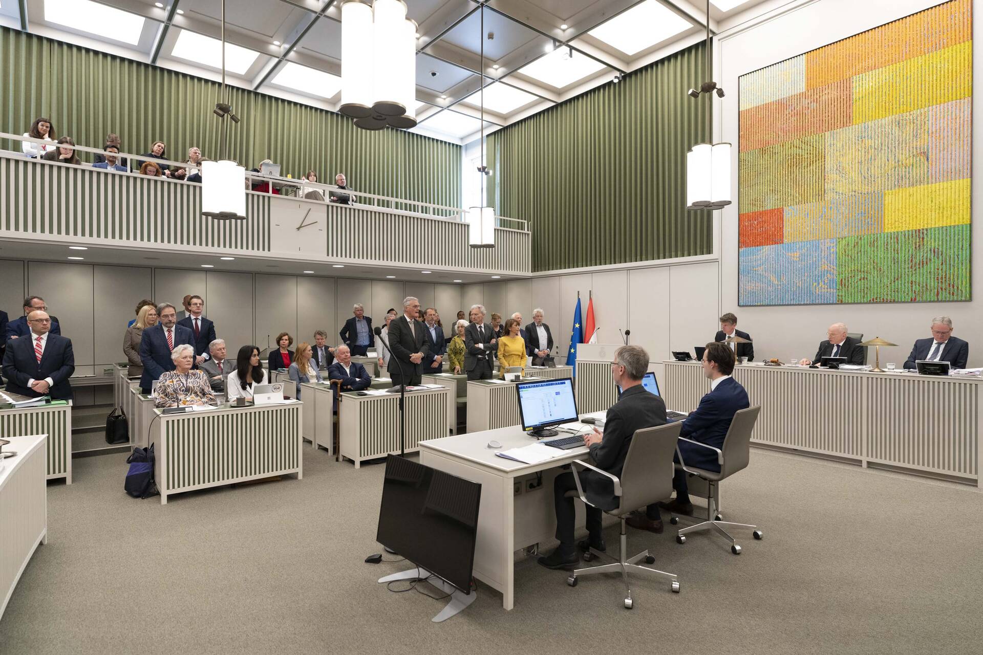 Leden stemmen over de begroting VWS