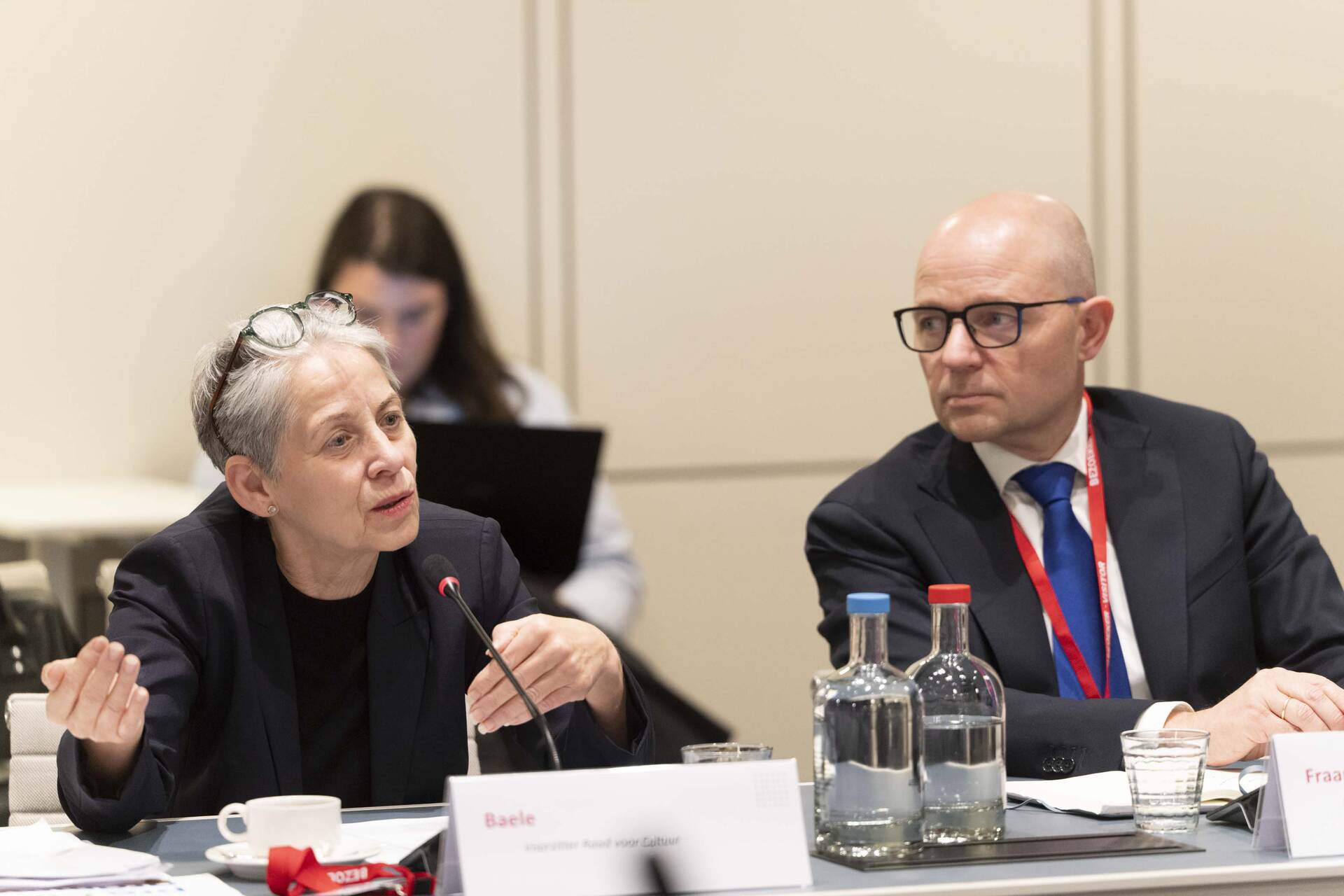 Kristel Baele en Rien Fraanje van de Raad voor Cultuur spraken met de commissie voor OCW