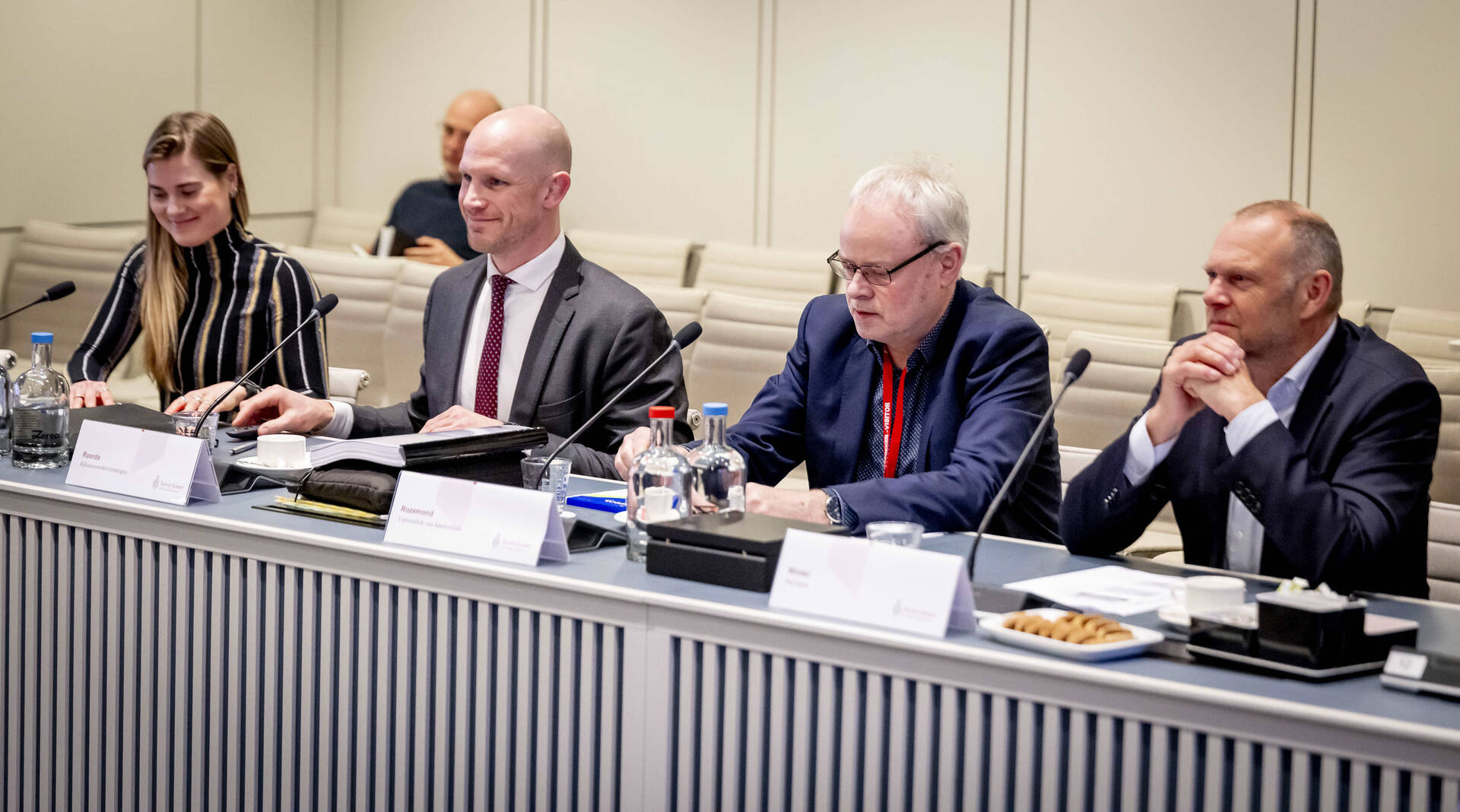 WODC-onderzoekers Noor Swart, Berend Roorda, Klaas Rozemond, Heinrich Winter  